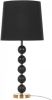 Beliani Assonet Tafellamp zwart staal online kopen