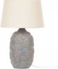 Beliani Ferrey Tafellamp grijs keramiek online kopen