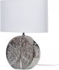 Beliani Kherlen Tafellamp zilver keramiek online kopen