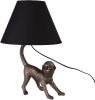 Clayre & Eef Tafellamp Aap 29x27x43 cm Bruin Polyresin Bureaulamp online kopen