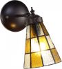 Clayre & Eef Bruine Wandlamp Tiffany 17*12*23 Cm E14/max 1*40w 5ll 6209 online kopen