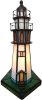Clayre & Eef Lumilamp Tiffany Tafellamp Vuurtoren 11x11x25 Cm Bruin Beige Glas Tiffany Bureaulamp Tiffany Lampen Glas In Lood Bruin online kopen
