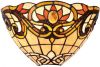 Clayre & Eef Wandlamp Tiffany Compleet 30x15x20 Cm 1x E14 Max 40w. Oranje, Rood, Geel Ijzer, Glas online kopen