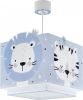 Dalber Kinderkamer hanglamp Baby Jungle soft blauw met wit 63112T online kopen