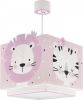 Dalber Kinderkamer hanglamp Baby Jungle soft roze met wit 63112S online kopen