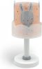 Dalber Kinderkamer tafellamp Baby Bunny soft oranje met grijs 61151S online kopen