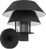 EGLO  Chiappera Wandlamp Buiten   E27   22, 5 cm   Zwart/Wit online kopen