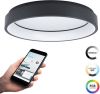 EGLO connect.z Marghera Z Smart Plafondlamp Ø 60 cm Zwart/Wit online kopen