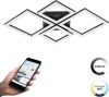EGLO connect.z Paranday Z Smart Plafondlamp 47 cm Zwart/Wit online kopen