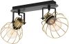 Eglo Gouden plafondlamp Sambatello 2x E27 900383 online kopen