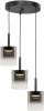 Highlight Hanglamp Salerno 3 lichts Ø 38 cm zwart online kopen