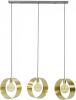 Hoyz Hanglamp Vegas Met 3 Ronde Lampen Goud Afgewerkt 150cm Lang Industriële Hanglamp Voor Woonkamer Of Eetkamer online kopen