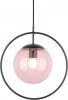 Leitmotiv Hanglampen Pendant lamp Round Framed Roze online kopen