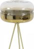 Light & Living Vloerlamp 'Cherle' tripod, glas goud+mat goud online kopen