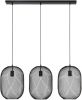 Light & Living Hanglamp 'Reilley' 3 Lamps, kleur Mat Zwart online kopen