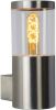 Lucide wandlamp buiten FEDOR IP44 mat chroom 10, 2x14, 5x23 cm Leen Bakker online kopen