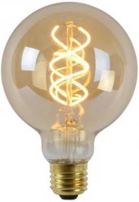 Lucide LED Bulb Filament lamp E27 amber Ø9, 5 cm Leen Bakker online kopen