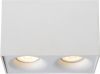 Lucide Plafondspot Bentoo led Gu10 2 lichts Dimbaar Wit online kopen