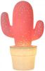 Lucide tafellamp Cactus roze Ø20 cm Leen Bakker online kopen
