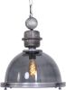 Steinhauer Hanglamp Bikkel metaalgrijs met smoke glas 1452GR online kopen