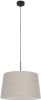 Steinhauer Hanglamp Sparkled met kap 45cm taupe met zwart 8191ZW online kopen