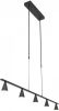 Steinhauer Hanglamp Vortex 5 lichts L 120 cm zwart online kopen