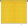 VidaXL Rolgordijn voor buiten 160x140 cm HDPE geel online kopen