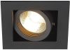 SLV verlichting Inbouwspot Kadux 1 GU10 Square 9cm zwart 115510 online kopen