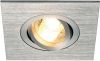 SLV verlichting Vierkante inbouwspot New Tria GU10 XL 11cm metaalgrijs 113456 online kopen