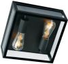 KS Verlichting Plafondlamp Stanford plafonniere E27 fitting Zwart wandlamp IP43 online kopen