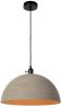 Lucide Marne Hanglamp taupe ø40 1xe27 60w ip21 staal online kopen