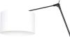 Steinhauer Wand Leeslamp Prestige Chic zwart met 30cm effen wit lampenkap 8118ZW online kopen