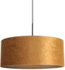 Steinhauer Hanglamp Sparkled Light 8158zw Zwart Gouden Kap online kopen