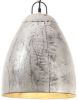 VIDAXL Hanglamp industrieel rond 25 W E27 32 cm zilverkleurig online kopen