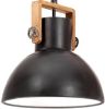 VidaXL Hanglamp industrieel rond 25 W E27 40 cm gitzwart online kopen