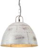 VIDAXL Hanglamp industrieel vintage rond 25 W E27 31 cm zilverkleurig online kopen
