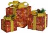 VidaXL Kerstdecoratie Geschenkdozen 3 St Binnen/buiten Rood online kopen