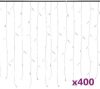 VidaXL Lichtgordijn Met 400 Led&apos, s En 8 Functies 10 M Koudwit online kopen