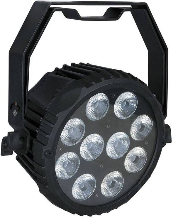 Showtec Powerspot 10 SW WW/CW/A LED spot zwart online kopen