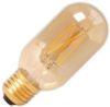 Trendhopper Calex LED Full Glass Filament Tubular Type lamp 240V 4W 320lm E27 T45x110, Gold 2100K Dimmable, energy label A+ online kopen