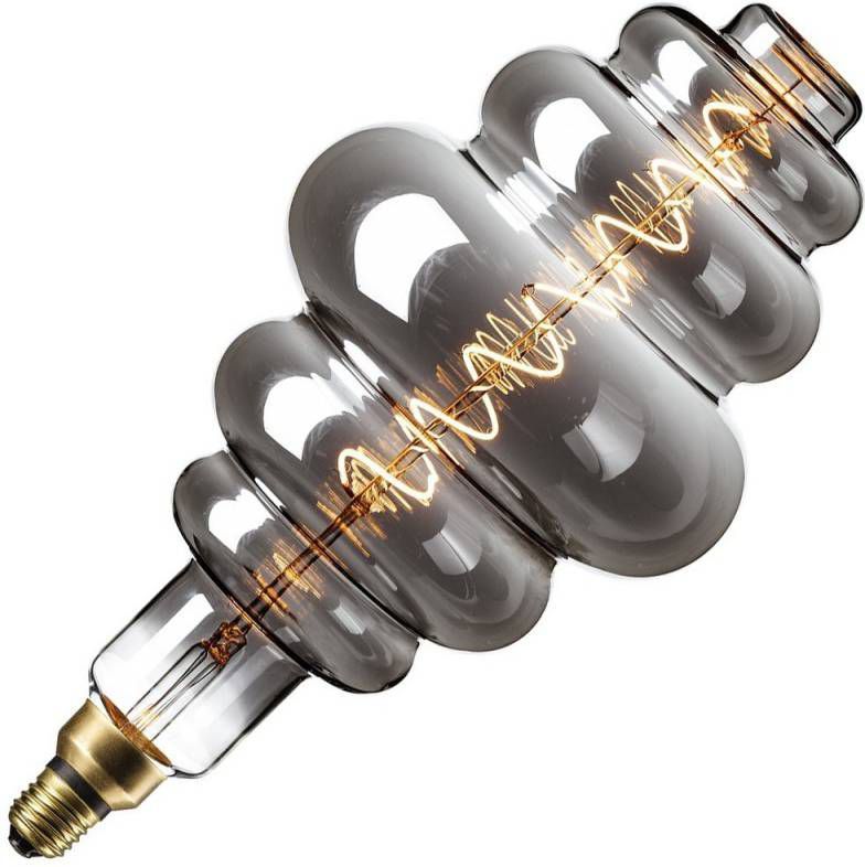 Calex XXL Paris | LED Lamp | Grote fitting E27 Dimbaar | 6W (vervangt 10W) Titanium online kopen