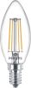 Philips Led Lamp Filament Set 2 Stuks Classic Ledcandle 827 B35 Cl E14 Fitting 4.3w Warm Wit 2700k online kopen