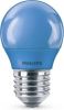 Philips 2096748626 LED lamp E27 3, 1W kogel mat blauw online kopen