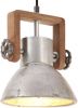 VIDAXL Hanglamp industrieel rond 25 W E27 19 cm zilverkleurig online kopen