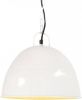 VidaXL Hanglamp industrieel vintage rond 25 W E27 31 cm wit online kopen