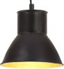 VidaXL Hanglamp rond 25 W E27 17 cm gitzwart online kopen