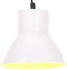 VIDAXL Hanglamp rond 25 W E27 48 cm wit online kopen