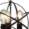 VidaXL Hanglamp rond 3xE27 zwart online kopen