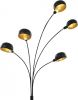 VidaXL Lamp staand 5xE14 200 cm zwart en goud online kopen