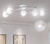 VidaXL Plafondlamp met gaasdraad kappen voor 5 x G9 peertjes online kopen